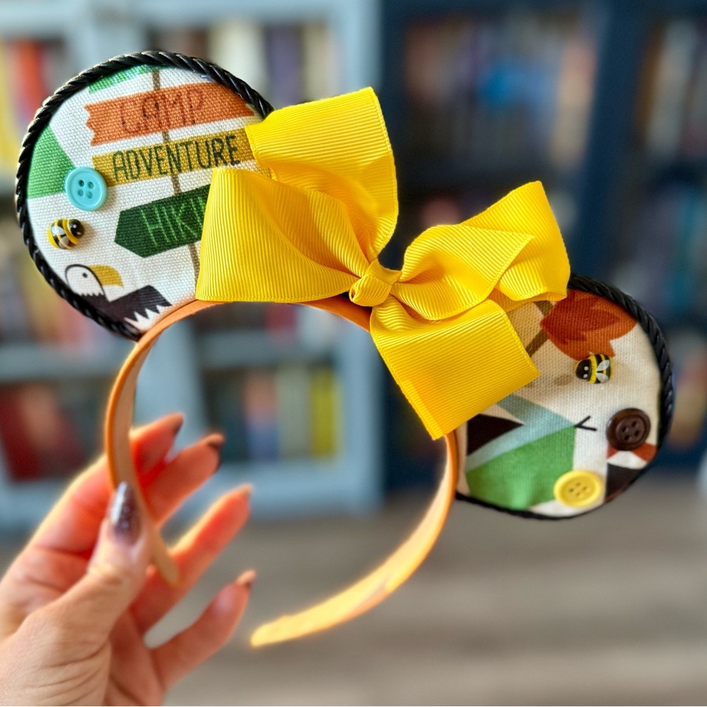 Yellow Bow Adventure Awaits Mouse Ears Headband!